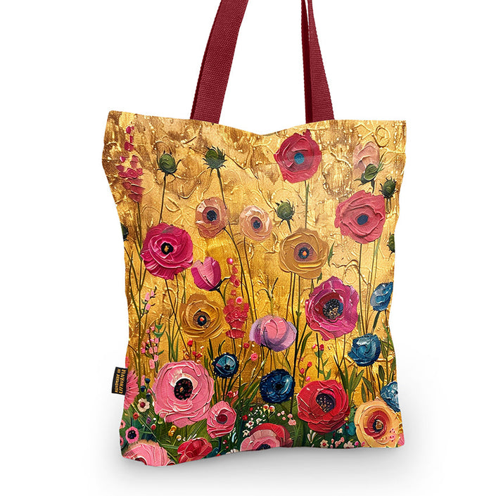 Einkaufstasche Imagine „Blumen für Klimt“