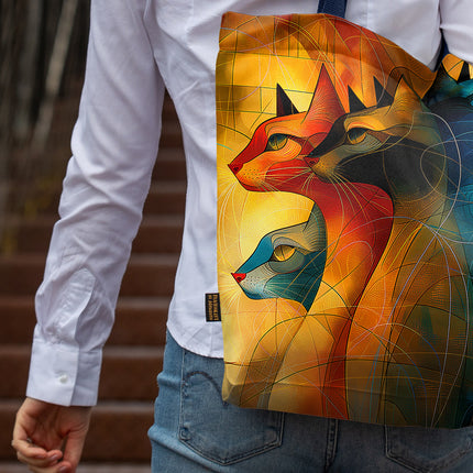Einkaufstasche Imagine „Kunst Katze“