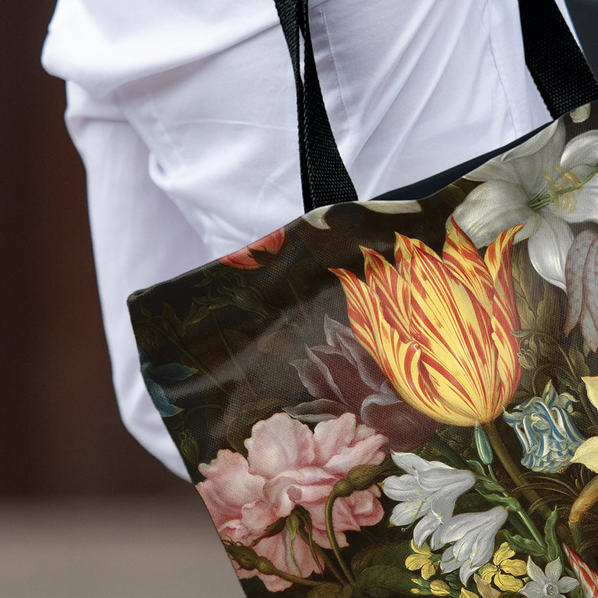 Einkaufstasche Ambrosius Bosschaert „Stillleben mit Blumen“