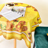 Tischdecke aus recyceltem Stoff Vincent van Gogh „Sonnenblumen“