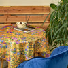 Tischdecke aus recyceltem Stoff Gustav Klimt „Der Kuss“ 