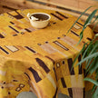 Tischdecke aus recyceltem Stoff Gustav Klimt „Der Kuss“ 