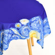 Tischdecke aus recyceltem Stoff Vincent van Gogh „Sternennacht“ 