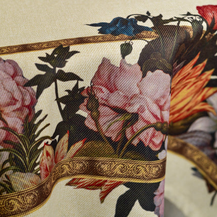 Tischdecke aus recyceltem Stoff Ambrosius Bosschaert „Stillleben mit Blumen“ 