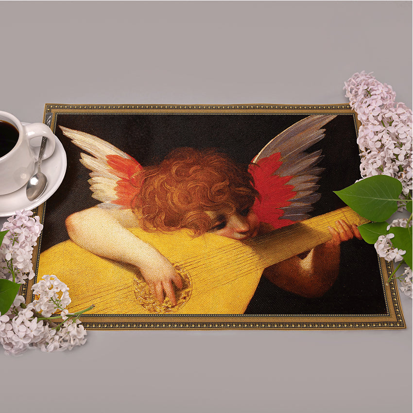 Längliche Tischsets „Renaissance-Engel
