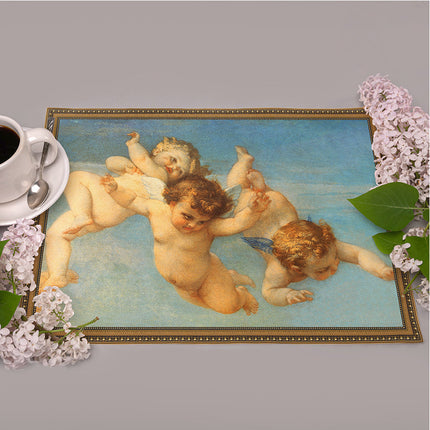 Längliche Tischsets „Renaissance-Engel