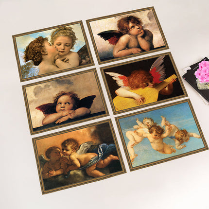 Längliche Tischsets „Renaissance-Engel