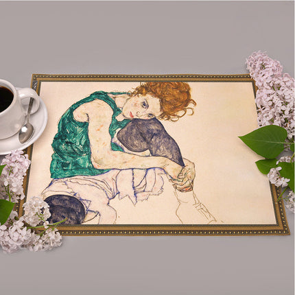 Längliche Tischsets „Egon Schiele