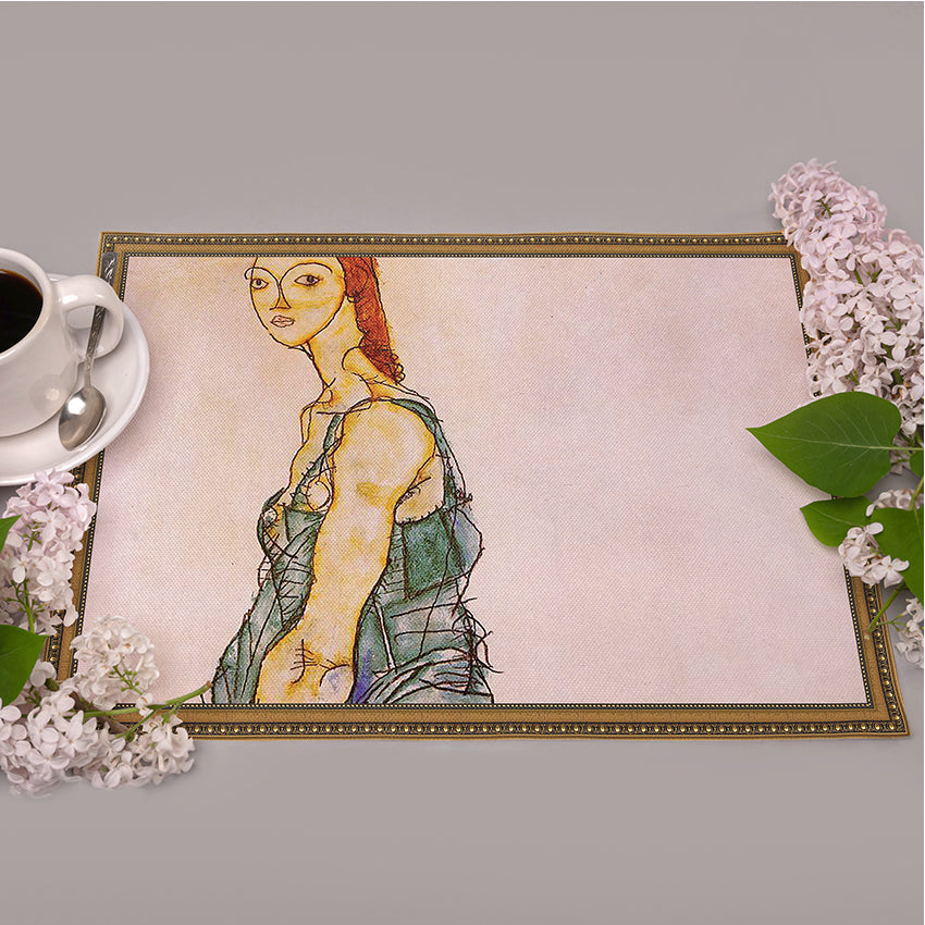 Längliche Tischsets „Egon Schiele