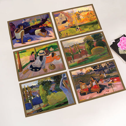 Längliche Tischsets „Paul Gaugin“ (6 Stück)