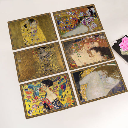 Längliche Tischsets „Gustav Klimt“ (6 Stück)