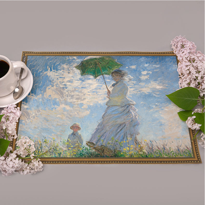 Längliche Tischsets „Claude Monet“ (6 Stück)