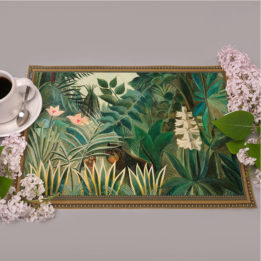 Längliche Tischsets „Henri Rousseau“ (6 Stück)