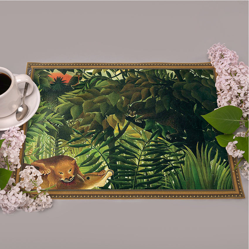 Längliche Tischsets „Henri Rousseau“ (6 Stück)