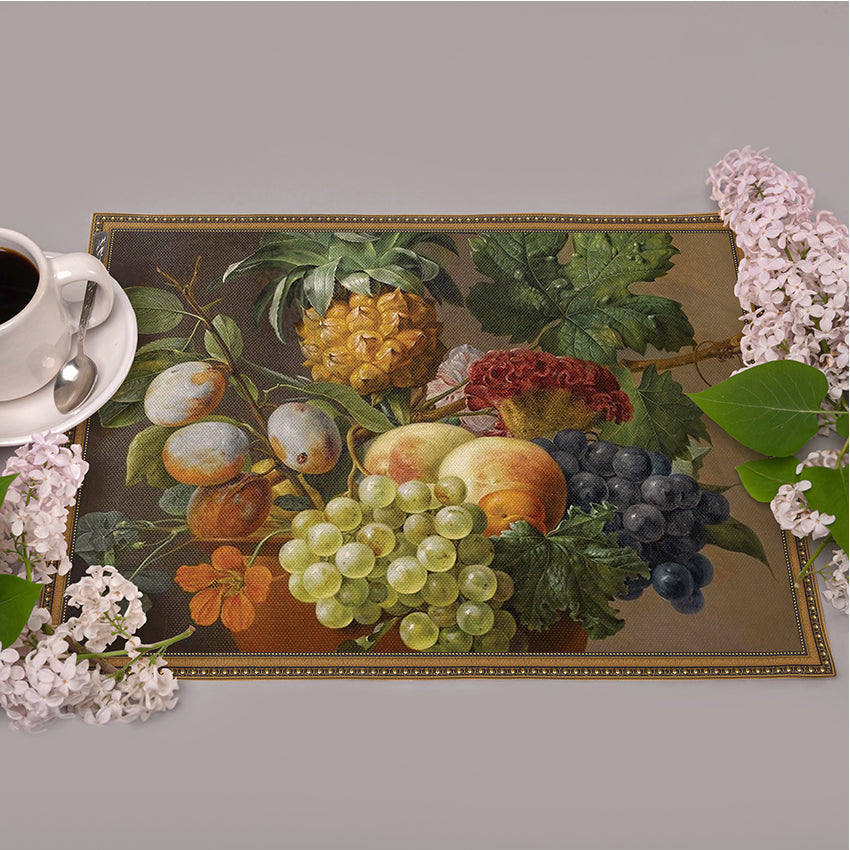 Längliche Tischsets „Holländische Blumen