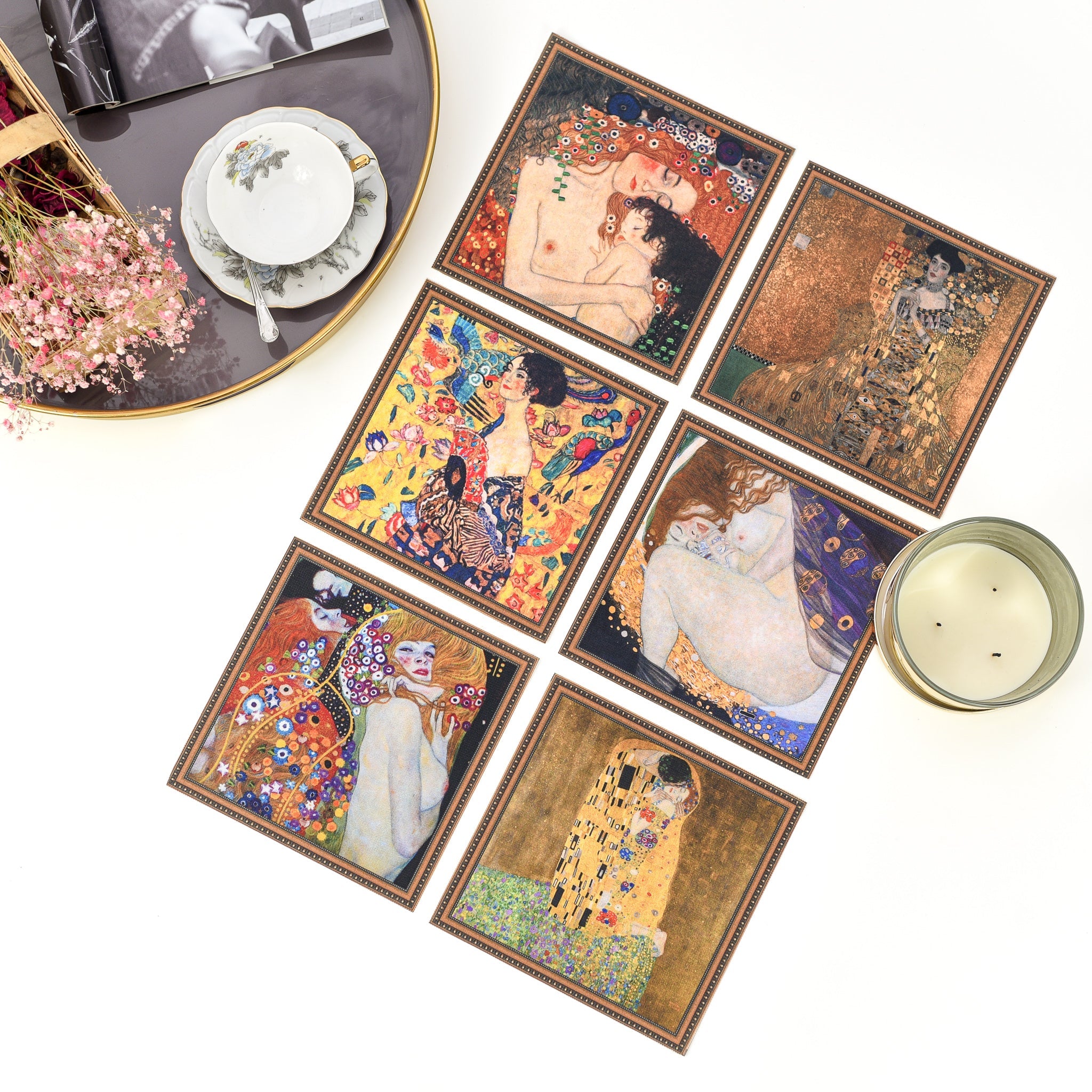 Tischsets „Gustav Klimt“ (6 Stück)