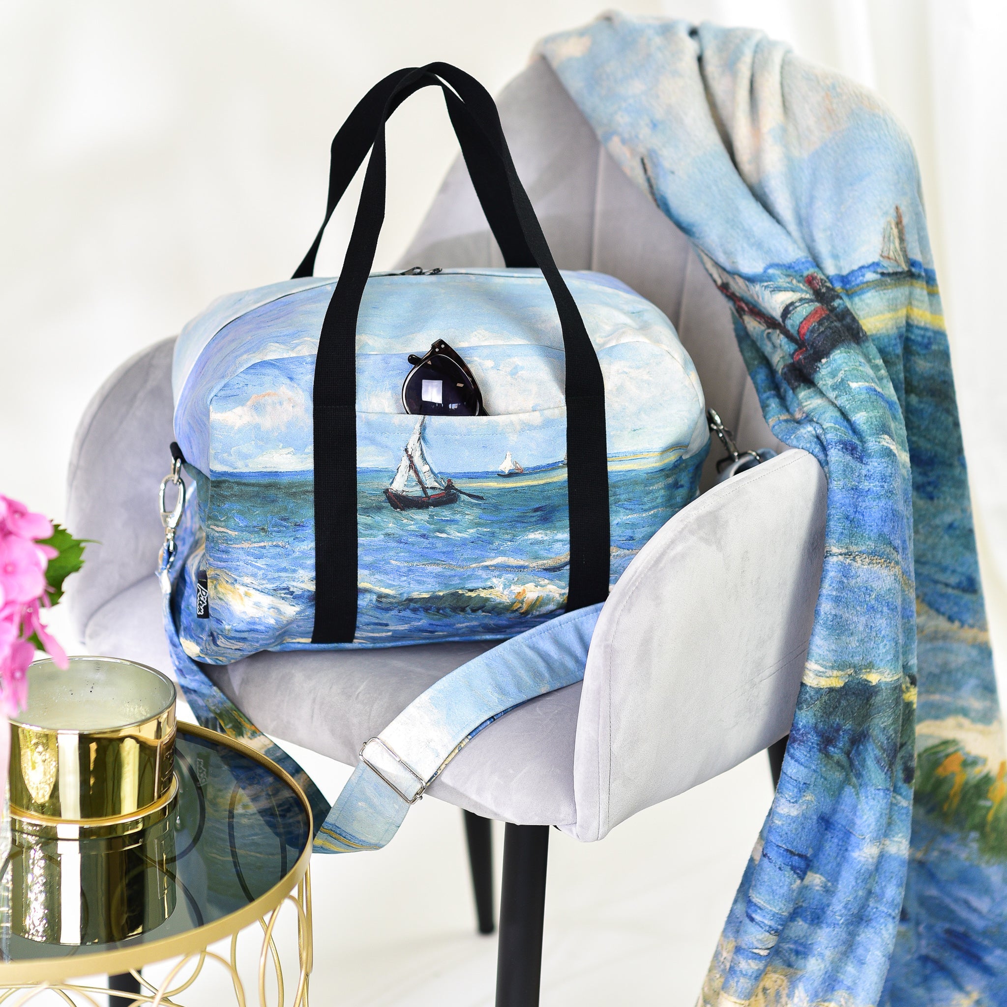 Reisetasche Vincent van Gogh „Das Meer bei Les Saintes-Maries-de-la-Mer“