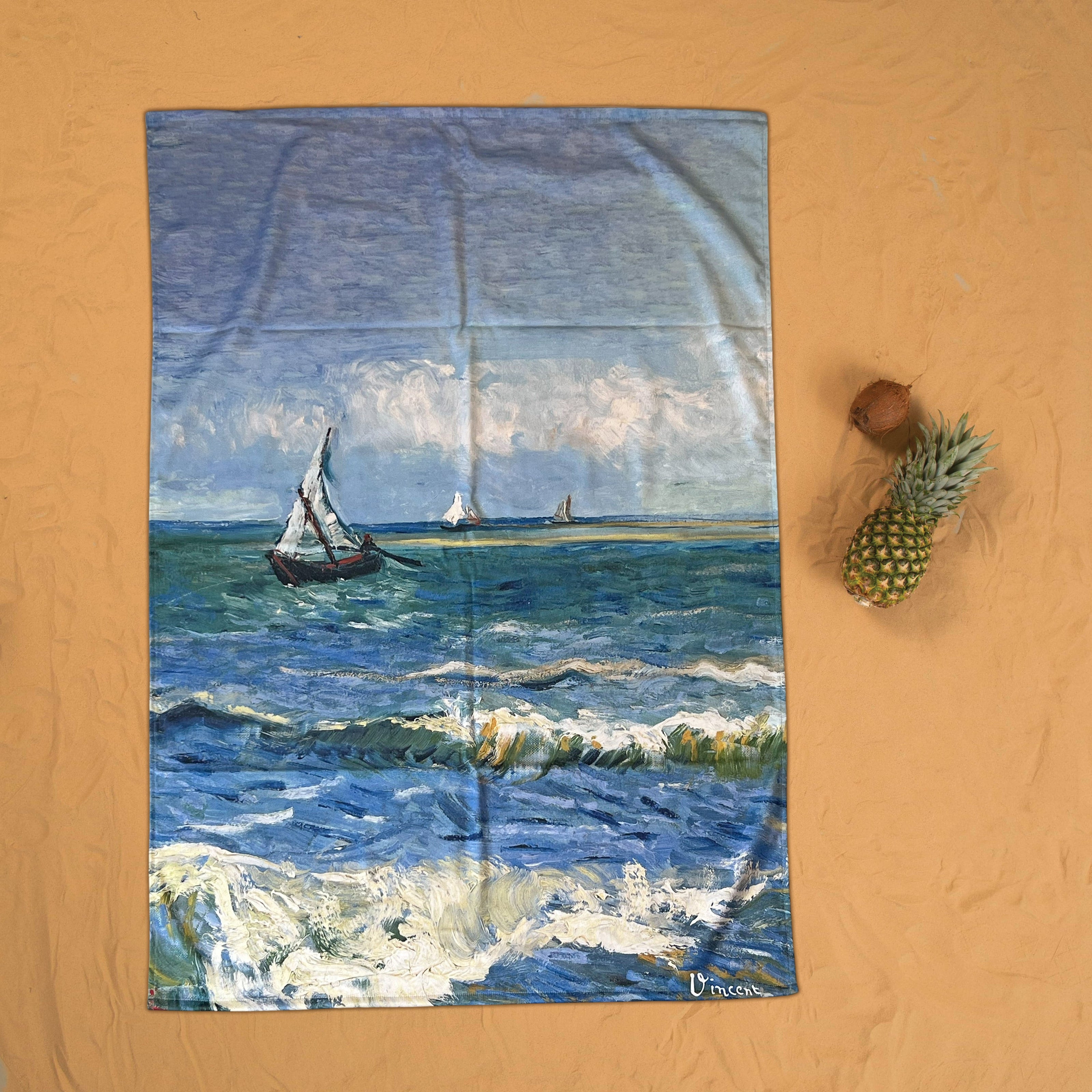 Handtuch Vincent van Gogh „Das Meer bei Les Saintes Maries de la Mer“