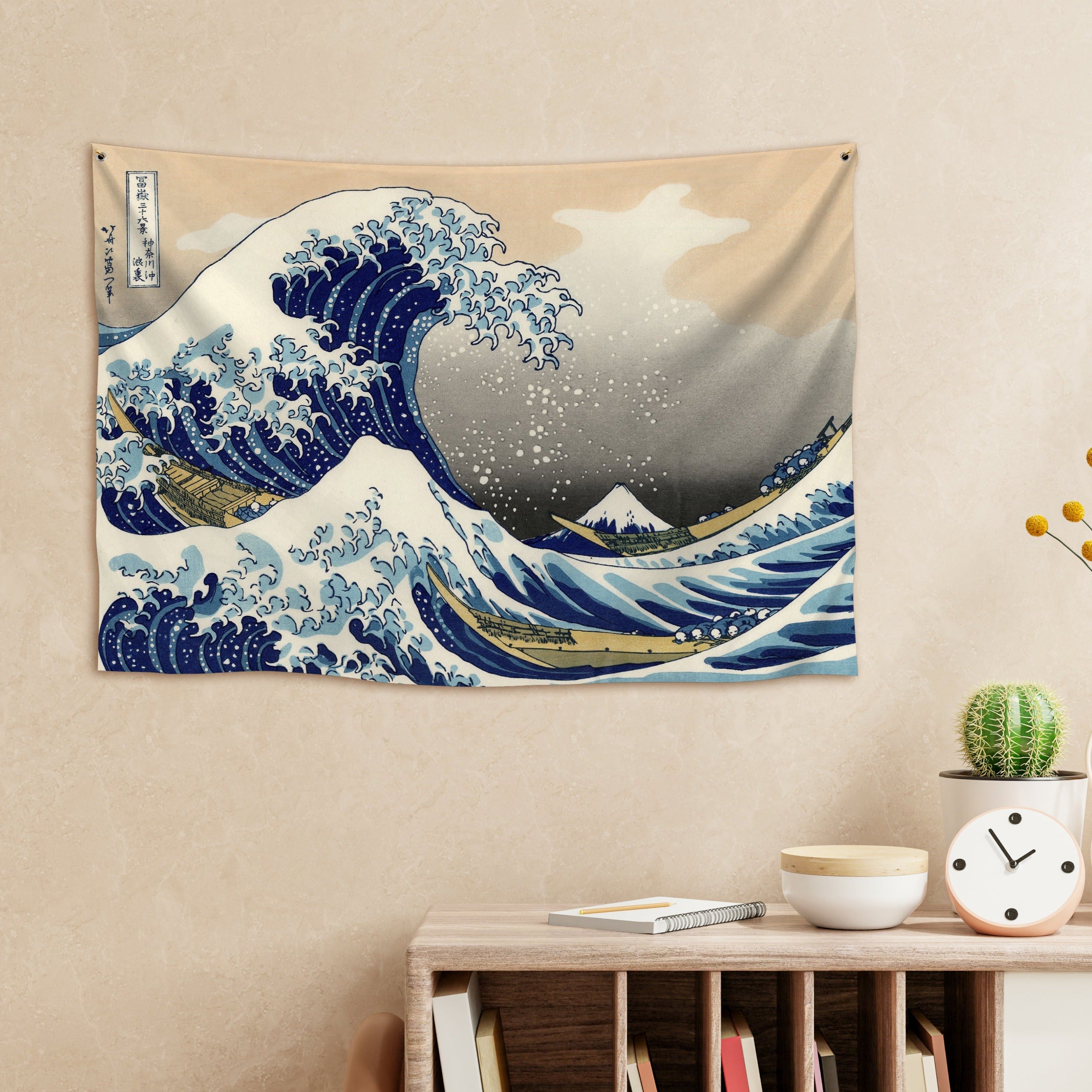 Wandbehang Hokusai „Die große Welle vor Kanagawa“