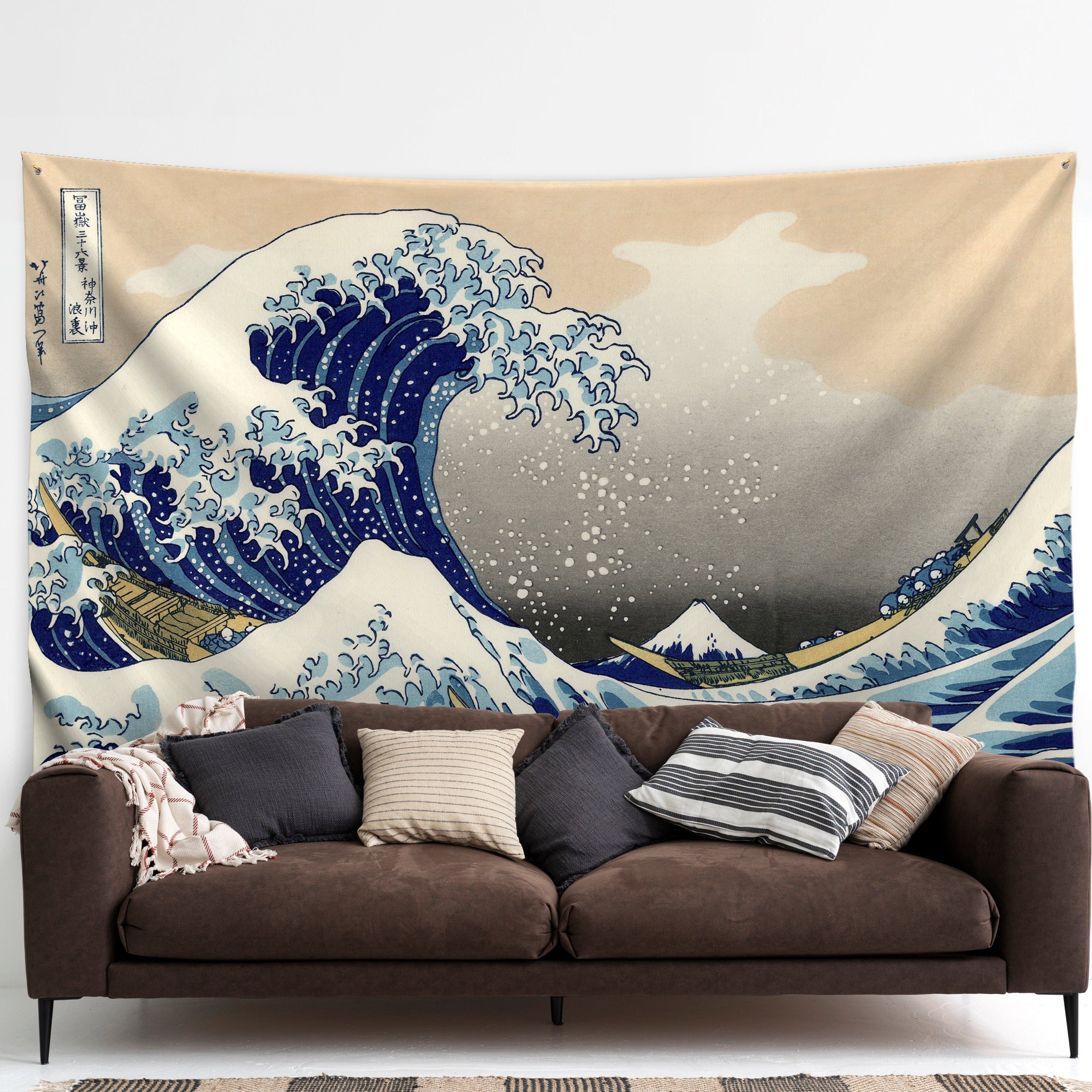 Wandbehang Hokusai „Die große Welle vor Kanagawa“