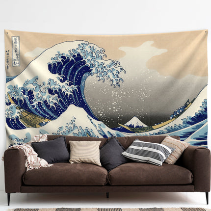 Wandbehang Hokusai „Die große Welle vor Kanagawa“