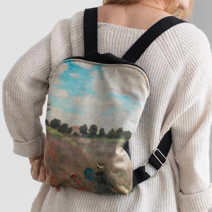 Rucksack Nr. 1 Claude Monet „Mohnblumen“