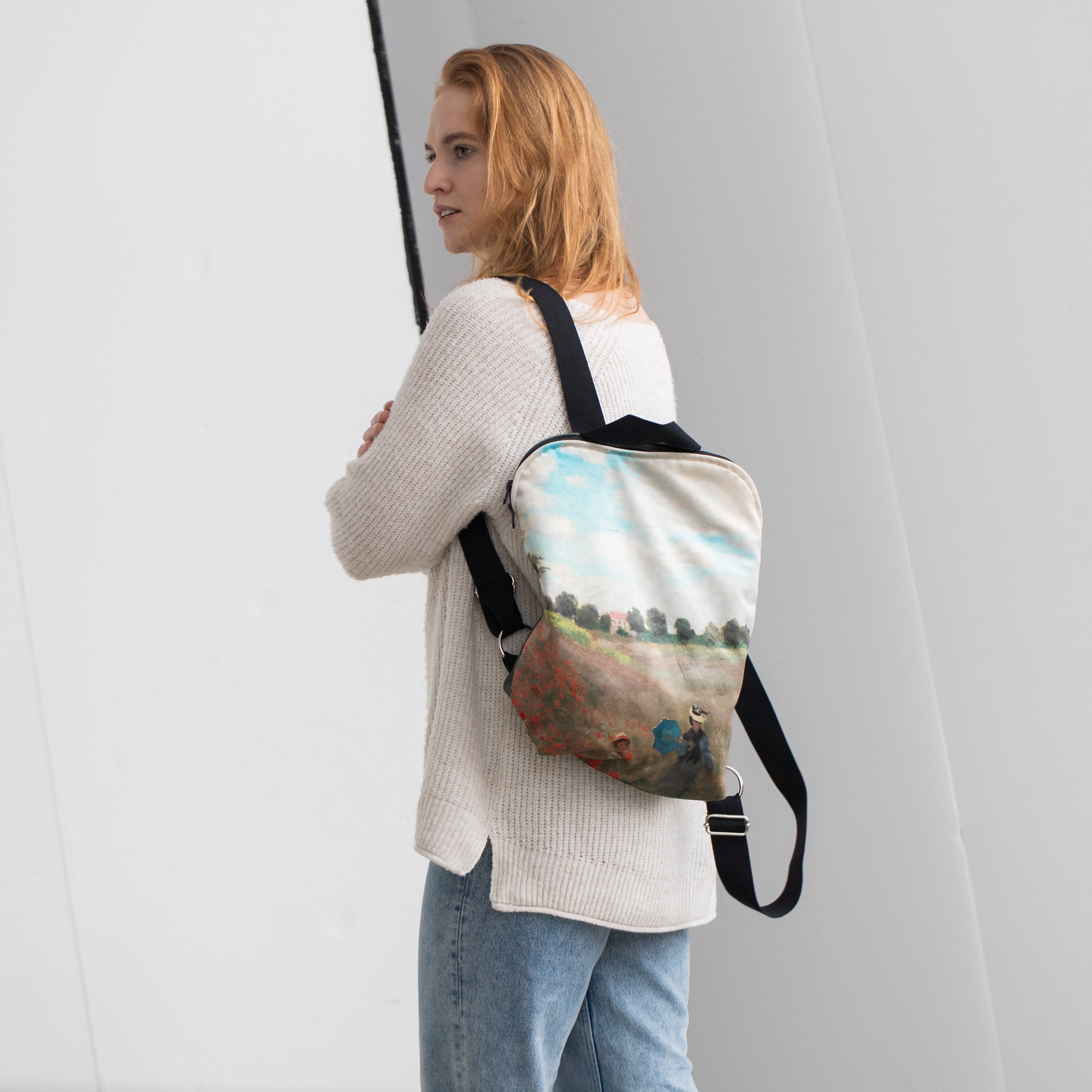 Rucksack Nr. 1 Claude Monet „Mohnblumen“