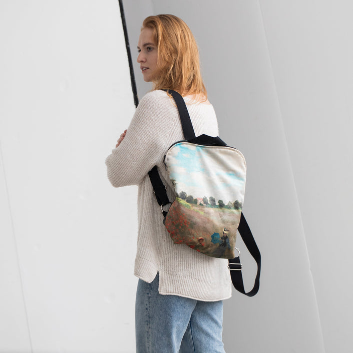 Rucksack Nr. 1 Claude Monet „Mohnblumen“