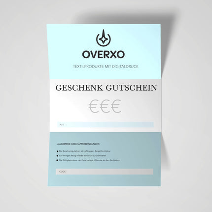 OverXO Geschenk Gutschein