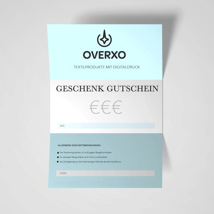OverXO Geschenk Gutschein