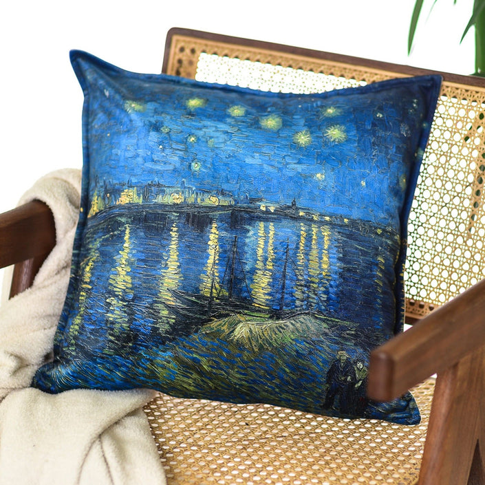 Zierkissen Vincent van Gogh „Sternennacht über der Rhône“