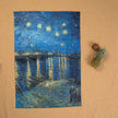 Handtuch Vincent van Gogh „Sternennacht über der Rhône“