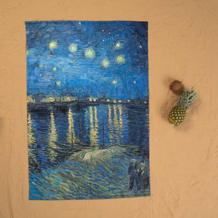 Handtuch Vincent van Gogh „Sternennacht über der Rhône“