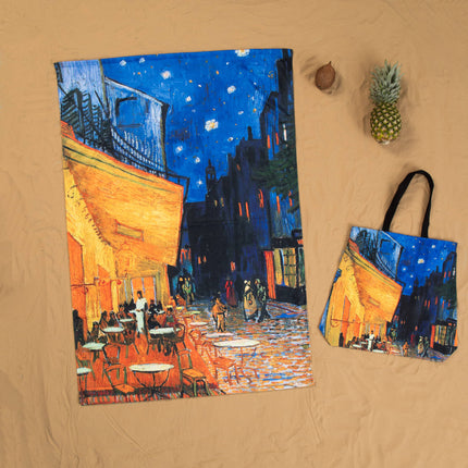 Handtuch Vincent van Gogh „Caféterrasse am Abend“