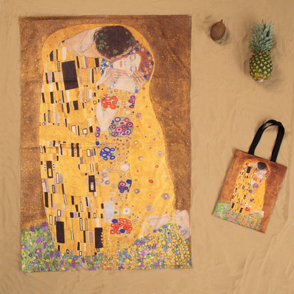 Handtuch Gustav Klimt „Der Kuss“